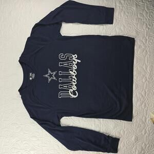 Official licensed NFL Dallas Cowboys Women's Long Sleeve Shirt XS